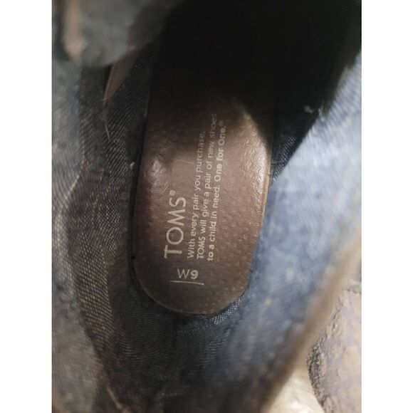 Toms Moroccan Desert Wedge Bootie, Women's 9 - Picture 6 of 6